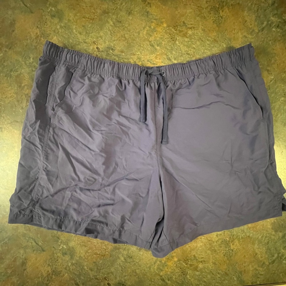 Mens DSG 6" Nylon Lifestyle Shorts Purple Gray 2XL NWT
